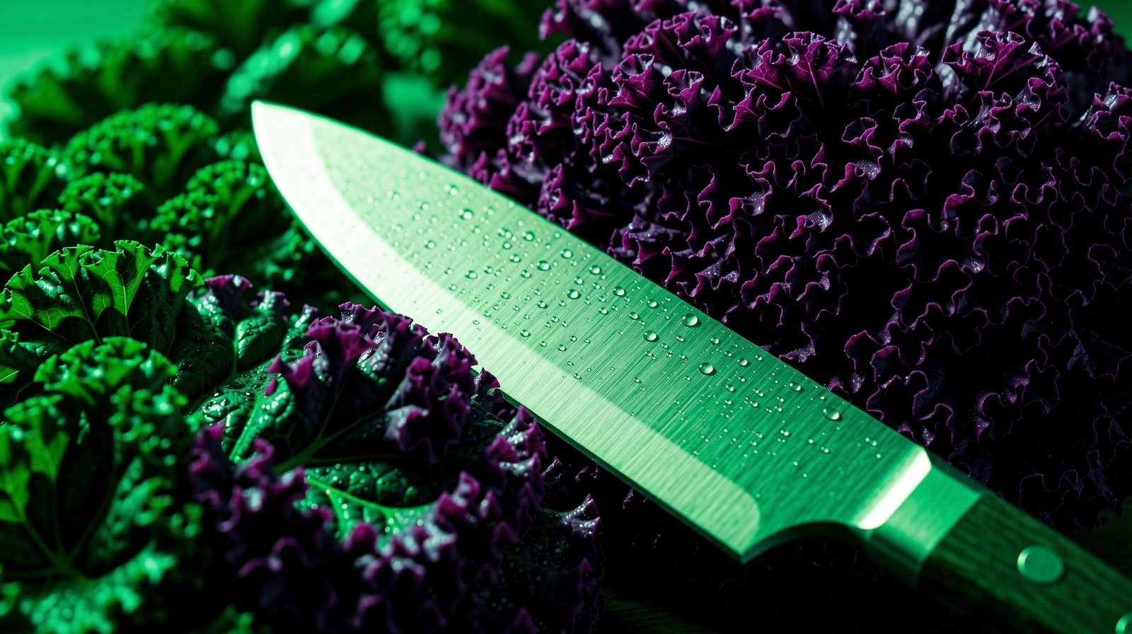 Makroaufnahme von frischem Gemüse